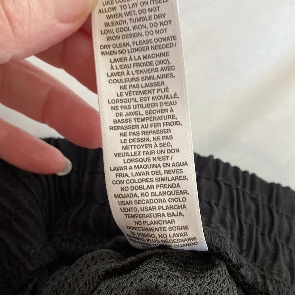 Hurley pants pull on drawstring elastic waist fitted elastic at ankles size 7/8